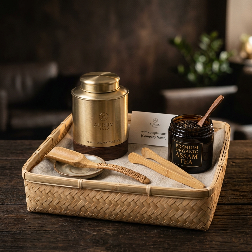 Tea and Brass Gifting Detail